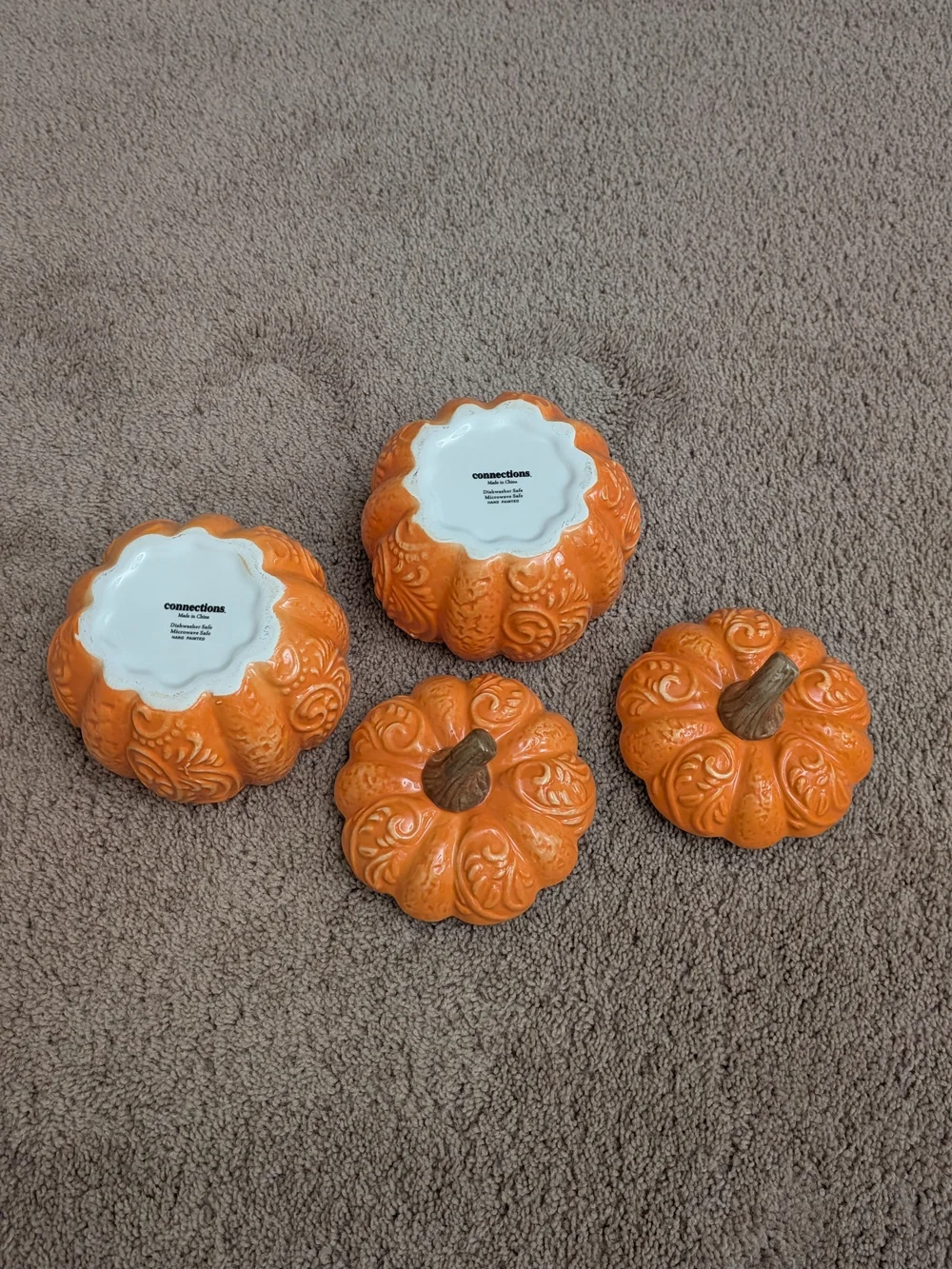 Pumpkin bowls